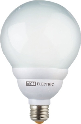 Лампочка КЛЛ-GL-15 Вт-2700 К–Е27 TDM