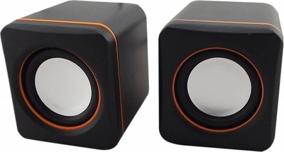 Акустика компьютерная Oklick OK-301 черный/оранжевый Акустика компьютерная Oklick OK-301 черный/оранжевый
