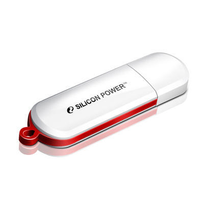 USB Flash Drive Silicon Power LuxMini 320 16Gb White