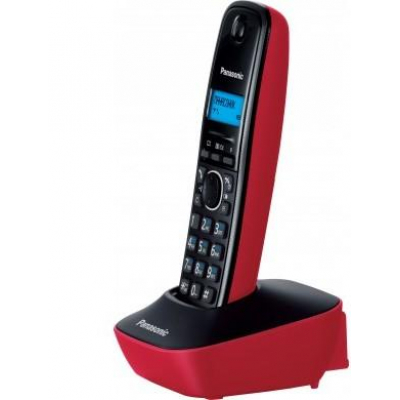 Радиотелефон Panasonic KX-TG1611RUR (красный)