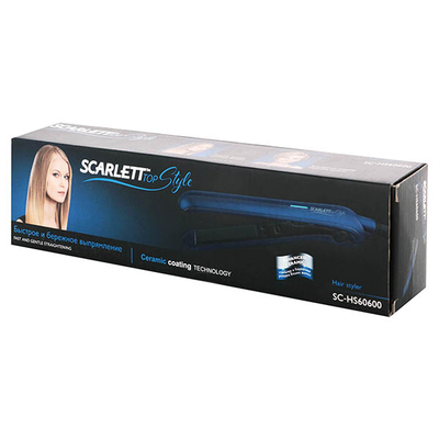 Выпрямитель для волос Scarlett SC-HS60600 Синий с черным