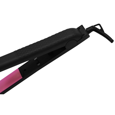 Выпрямитель для волос Starwind SHE5500  черный/розовый
