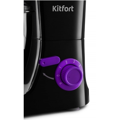Миксер Kitfort KT-3044-1 чёрно-фиолетовый