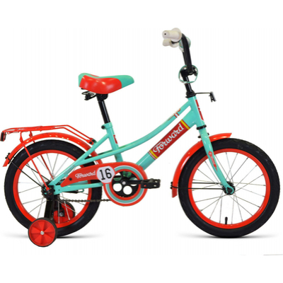 Велосипед Forward Azure 16, 2019-2020 зеленый/красный